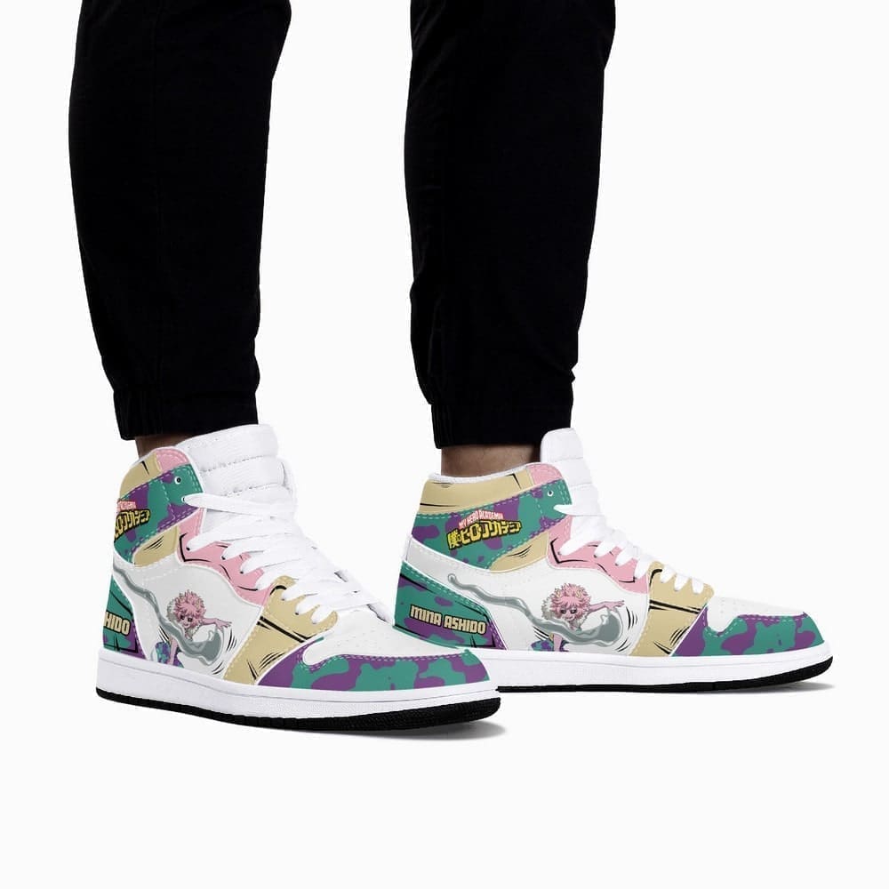 Mina Ashido Air Jordan 1 High Top Shoes SMMAAJ1 3 Mina Ashido Air Jordan 1 High Top Shoes SMMAAJ1 - Image 3