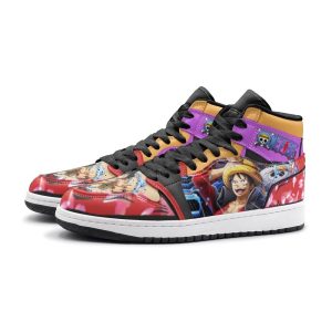 monkey d. luffy armament haki ryuo one piece air jordan 1 high top shoes 3