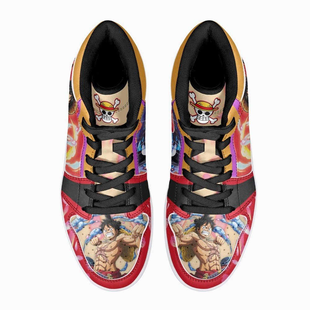 Monkey D. Luffy Armament Haki Ryuo One Piece JD1 High Top Shoes 3 Monkey D. Luffy Armament Haki Ryuo One Piece JD1 High Top Shoes - Image 3