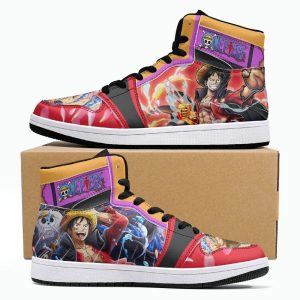 Monkey D. Luffy Armament Haki Ryuo One Piece JD1 High Top Shoes 16 monkey d. luffy armament haki ryuo one piece jd1 high top shoes 6