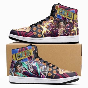 monkey d. luffy gear 4th bound man one piece jd1 high top shoes 6