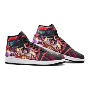 monkey d. luffy gear 4th snake man one piece air jordan 1 high top shoes 2