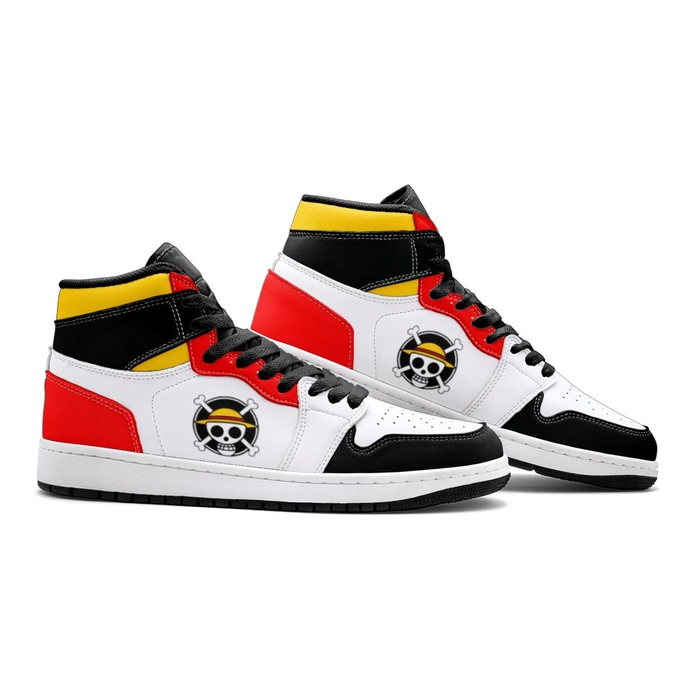 Monkey D. Luffy One Piece Air Jordan 1 High Top Shoes 2 Monkey D. Luffy One Piece Air Jordan 1 High Top Shoes - Image 2