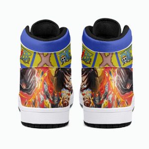 Monkey D. Luffy Red Hawk One Piece JD1 High Top Shoes 15 monkey d. luffy red hawk one piece jd1 high top shoes 5