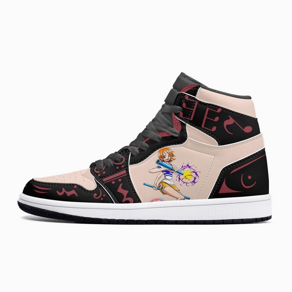 Nami One Piece AJ1 Shoes 3 Nami One Piece AJ1 Shoes - Image 3