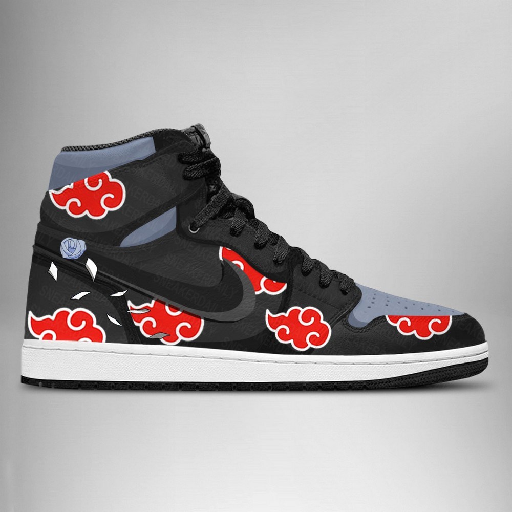 Naruto Akatsuki Konan AJ1 High Top Shoes Version 2 3 Naruto Akatsuki Konan AJ1 High Top Shoes Version 2 - Image 3