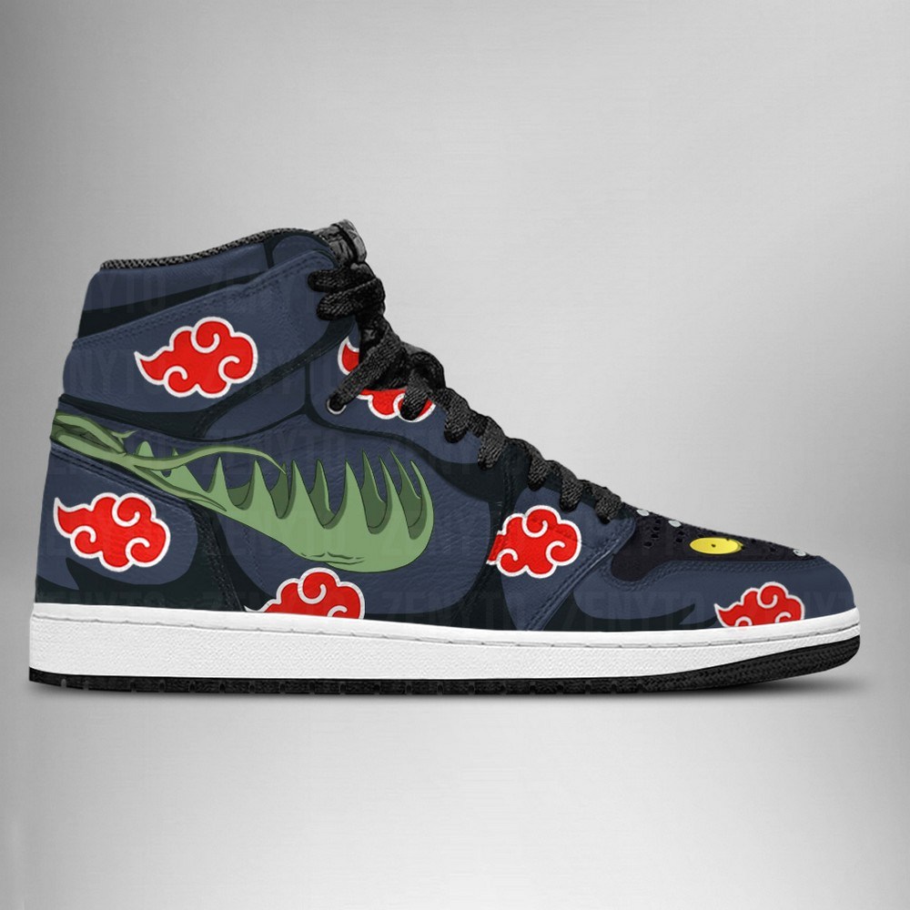Naruto Akatsuki Zetsu AJ1 High Top Shoes Version 2 2 Naruto Akatsuki Zetsu AJ1 High Top Shoes Version 2 - Image 2