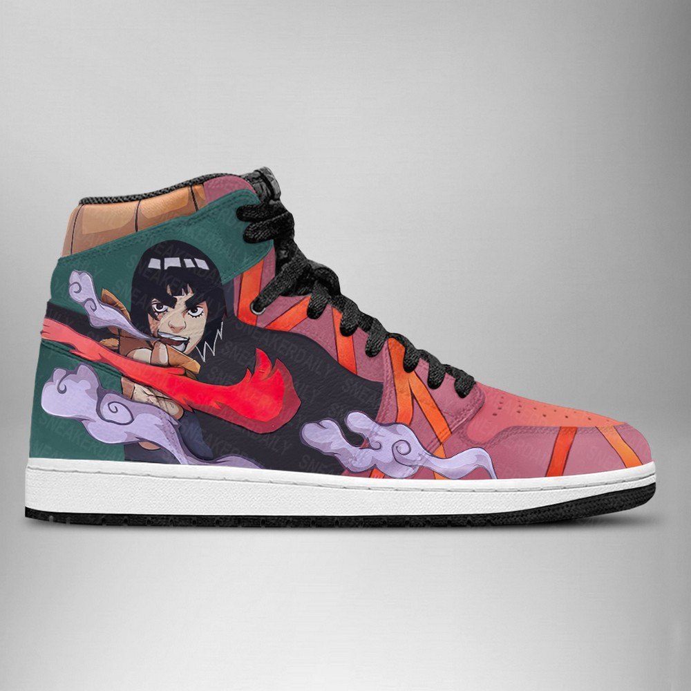 Naruto Guy AJ1 High Top Shoes 3 Naruto Guy AJ1 High Top Shoes - Image 3