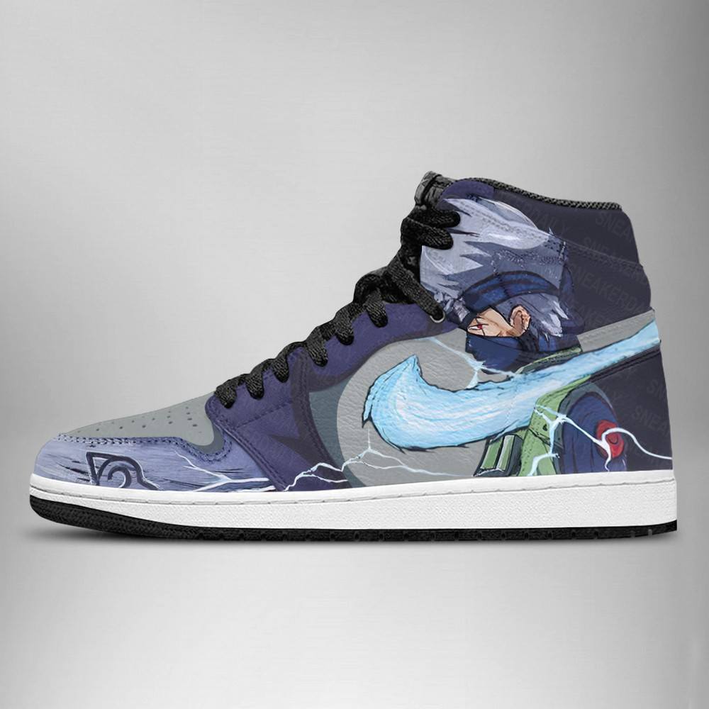 Naruto Kakashi AJ1 High Top Shoes Version 2 3 Naruto Kakashi AJ1 High Top Shoes Version 2 - Image 3