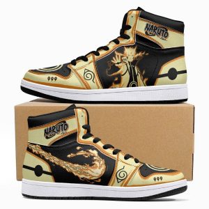 nine tails chakra mode ninja shippuden jd1 high top shoes 6