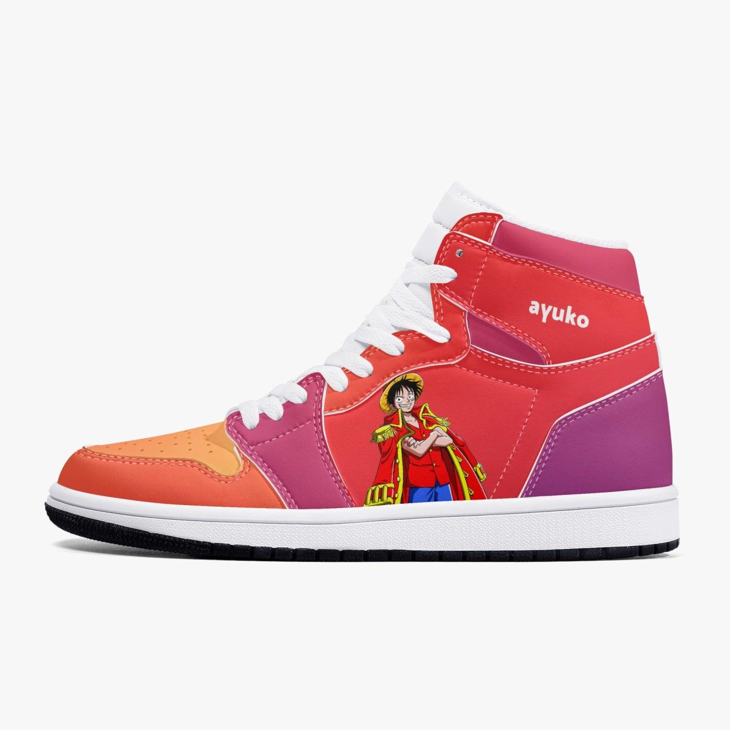 One Piece Luffy Armament Haki AJ1 High Top Shoes 3 One Piece Luffy Armament Haki AJ1 High Top Shoes - Image 3