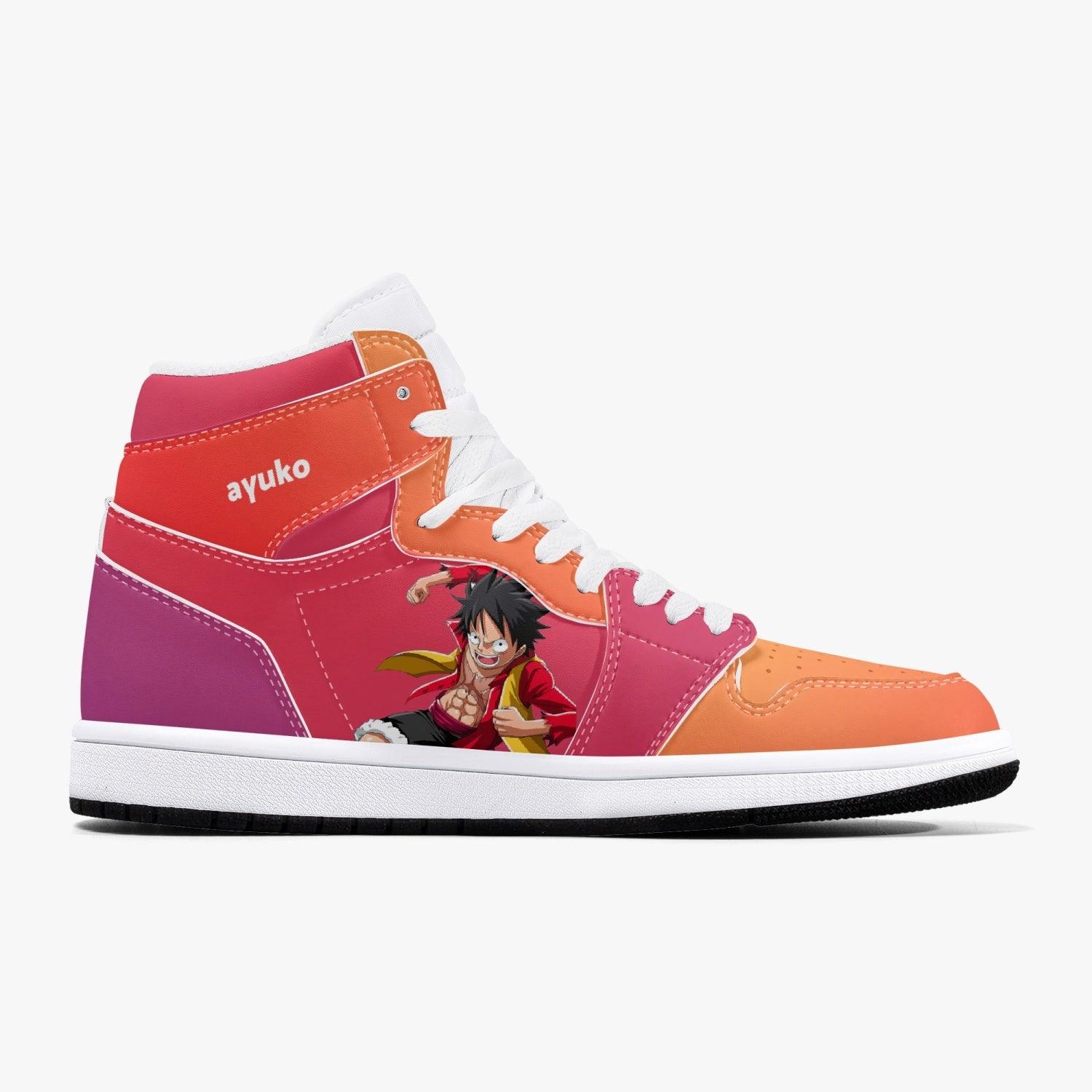 One Piece Luffy Armament Haki AJ1 High Top Shoes 4 One Piece Luffy Armament Haki AJ1 High Top Shoes - Image 4
