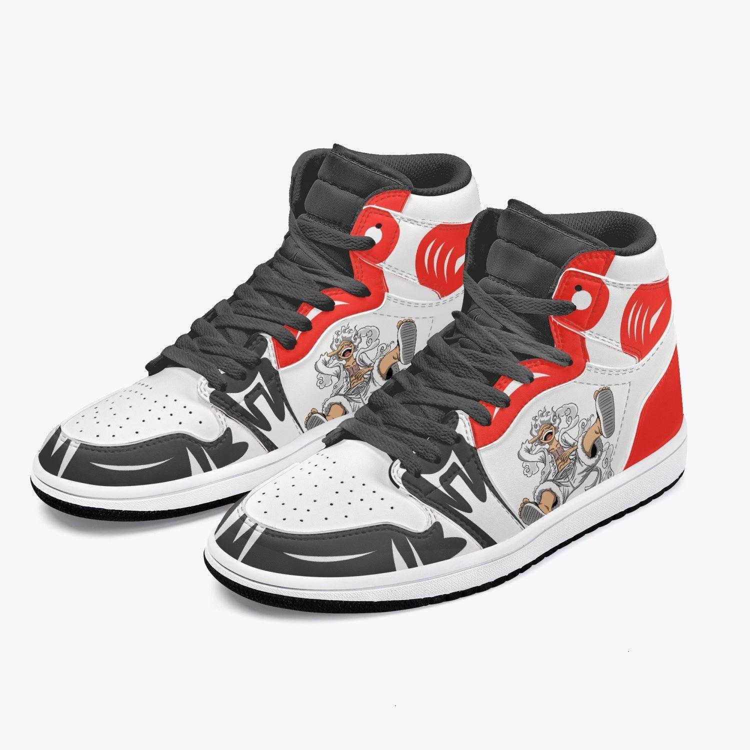 One Piece Luffy Gear 4 AJ1 High Top Shoes 2 One Piece Luffy Gear 4 AJ1 High Top Shoes - Image 2