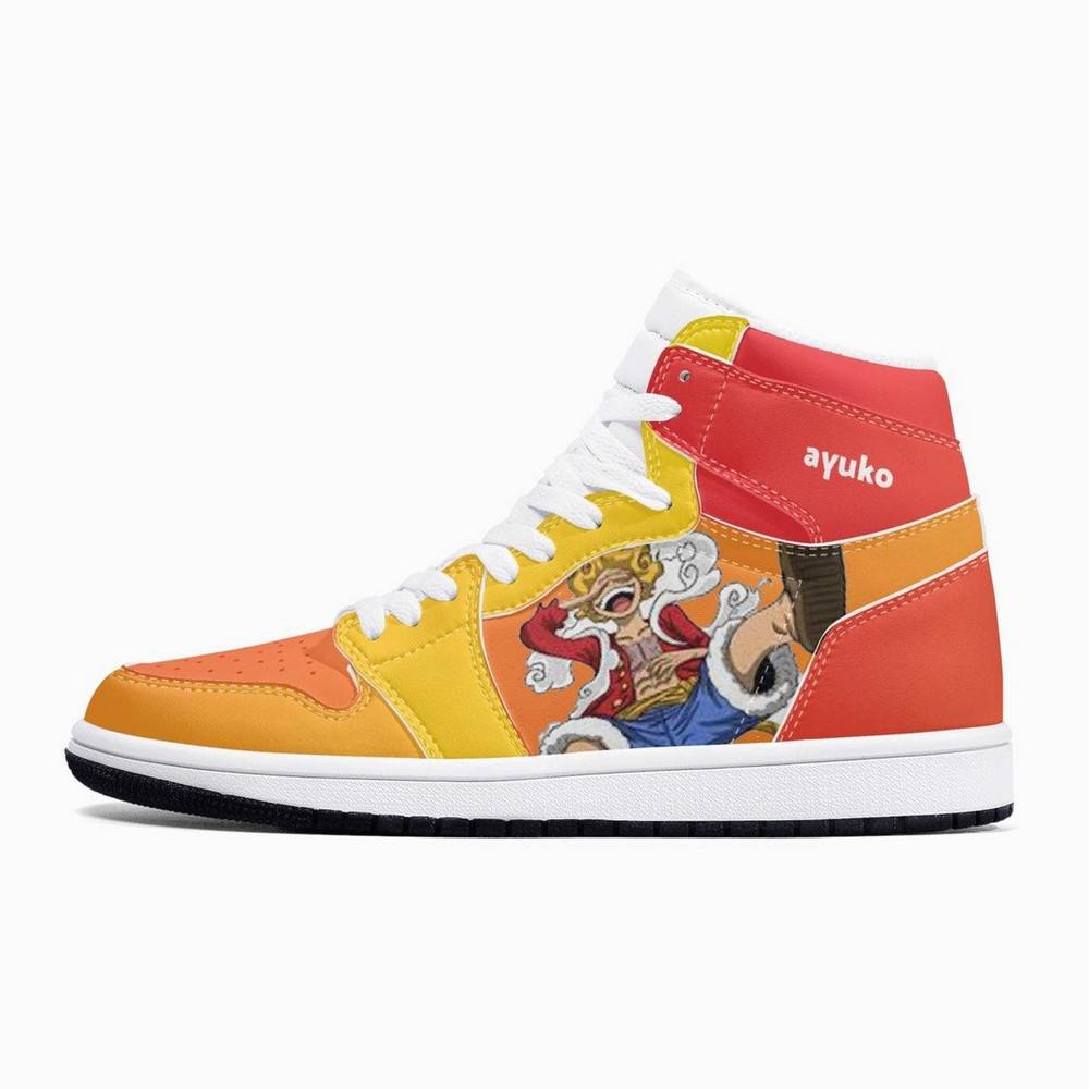 One Piece Luffy Gear 5 AJ1 Shoes 3 One Piece Luffy Gear 5 AJ1 Shoes - Image 3