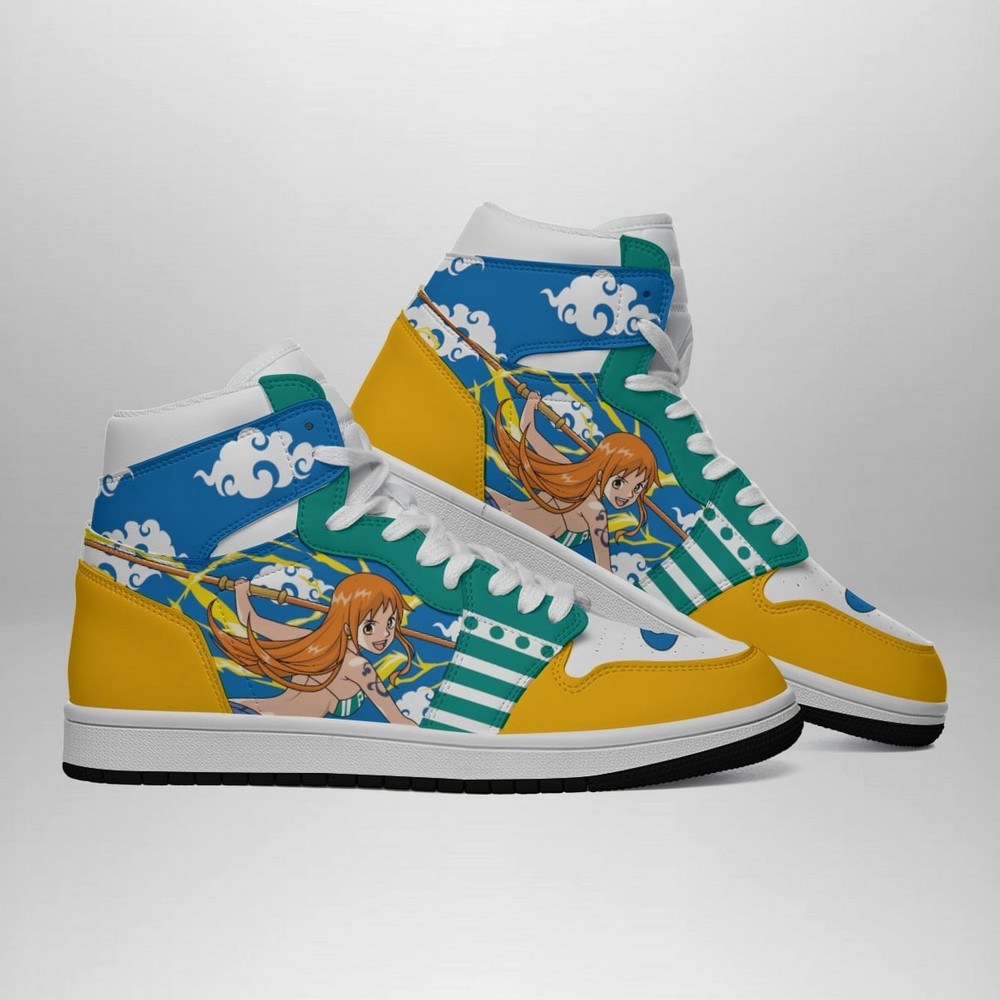 One Piece Nami AJ1 Shoes 3 One Piece Nami AJ1 Shoes - Image 3
