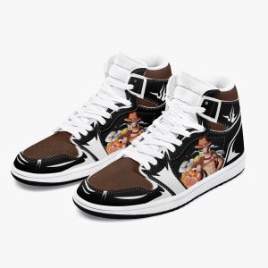 One Piece Portgas D. Ace AJ1 High Top Shoes 14 one piece portgas d. ace aj1 high top shoes 2