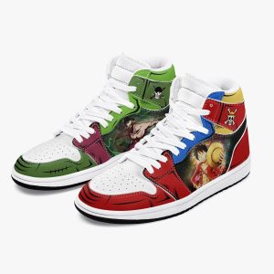 One Piece Zoro And Luffy AJ1 High Top Shoes 14 one piece zoro and luffy aj1 high top shoes 4