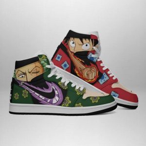 one piece zoro and luffy aj1 shoes 2 de8pl