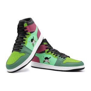 Roronoa Zoro Air Jordan 1 High Top Shoes SMZRAJ1 4 roronoa zoro air jordan 1 high top shoes 2 min