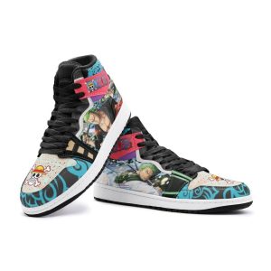 roronoa zoro wano one piece air jordan 1 high top shoes 4