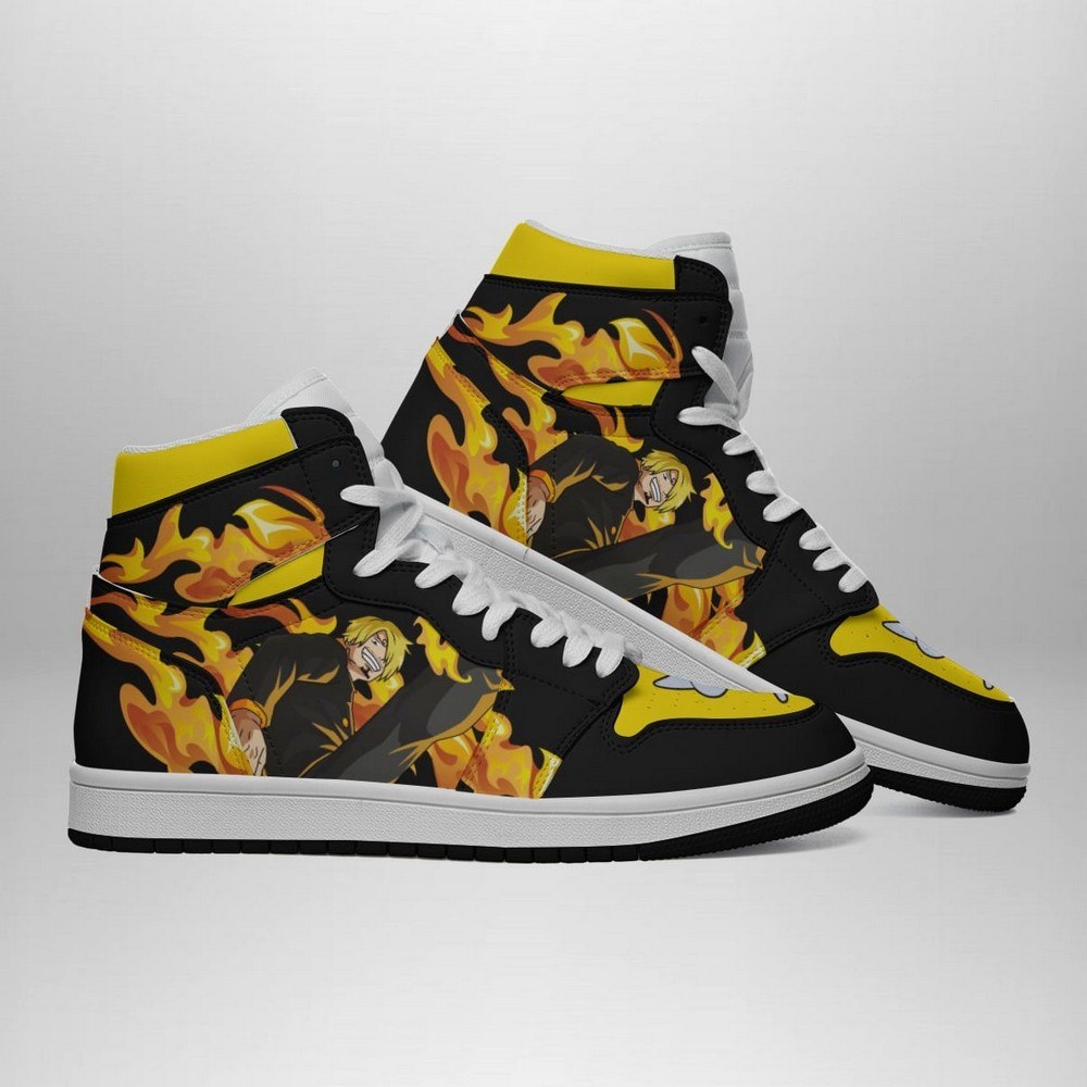 Sanji One Piece AJ1 Shoes 3 Sanji One Piece AJ1 Shoes - Image 3