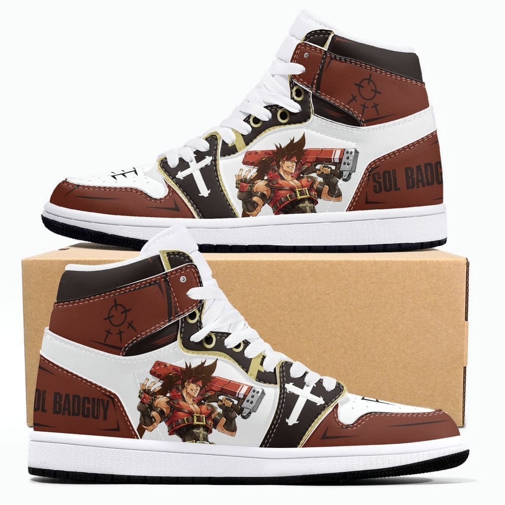 Sol Badguy Air Jordan 1 High Top Shoes SMSBAJ1 4 Sol Badguy Air Jordan 1 High Top Shoes SMSBAJ1 - Image 4