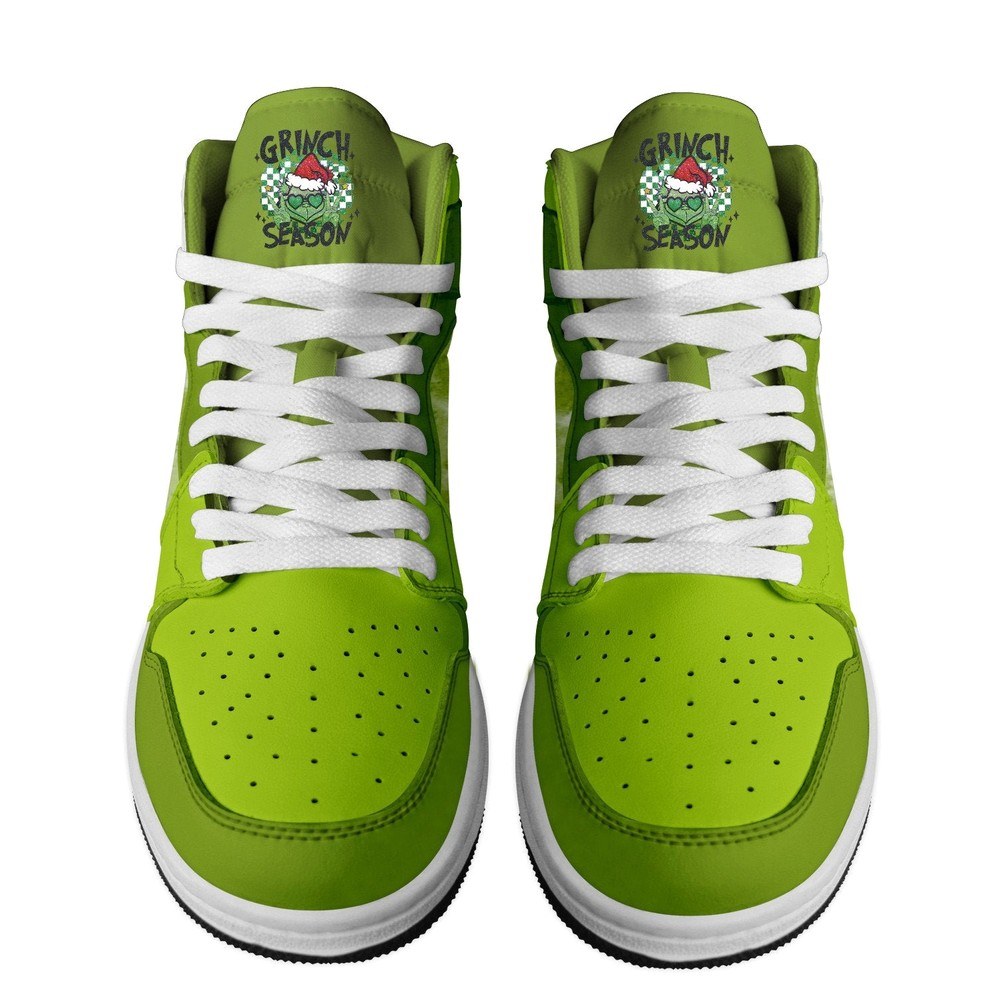 The Grinch AJ1 High Shoes For Men And Women 2 The Grinch AJ1 High Shoes For Men And Women - Image 2