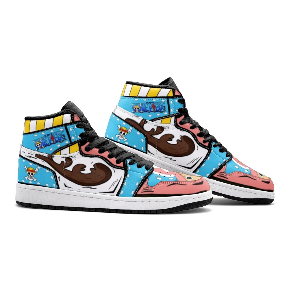 Tony Tony Chopper One Piece Air Jordan 1 High Top Shoes 2 Tony Tony Chopper One Piece Air Jordan 1 High Top Shoes - Image 2