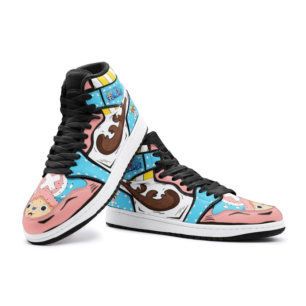 Tony Tony Chopper One Piece Air Jordan 1 High Top Shoes 4 Tony Tony Chopper One Piece Air Jordan 1 High Top Shoes - Image 4