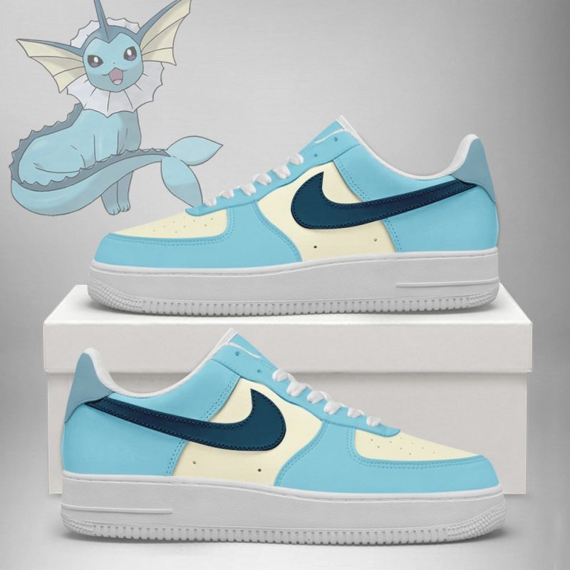 Vaporeon Elemental Style Pokemon Lowtop Shoes