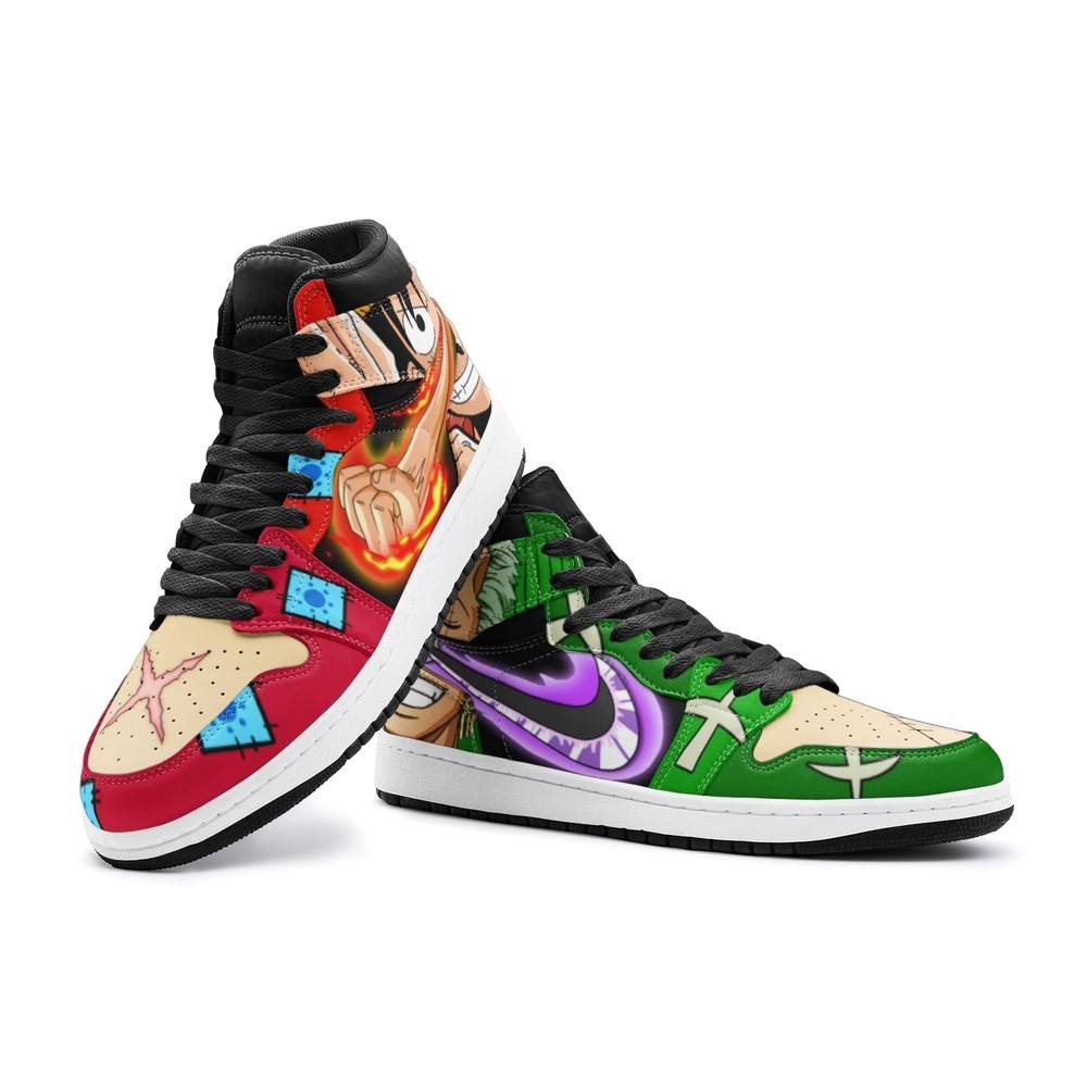 Zoro And Luffy One Piece Air Jordan 1 High Top Shoes 4 Zoro And Luffy One Piece Air Jordan 1 High Top Shoes - Image 4