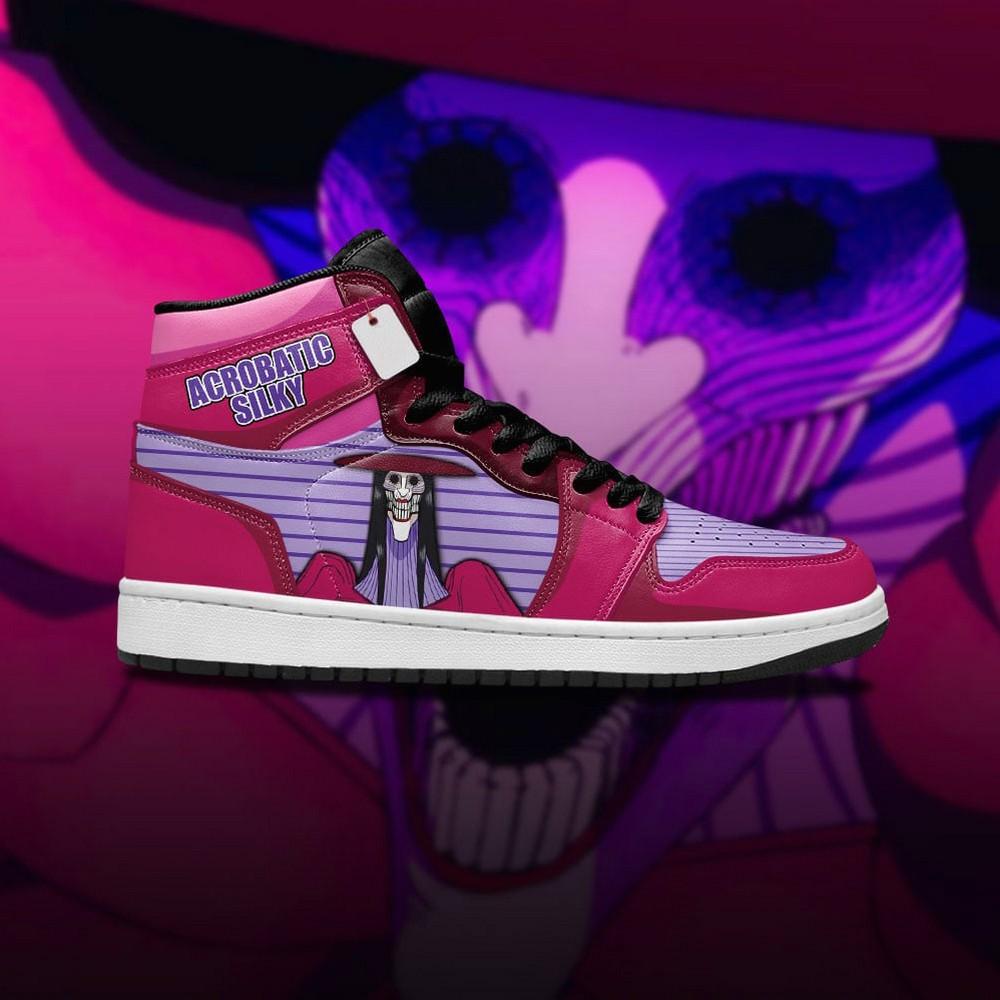 Acrobatic Silky Dandadan AJ1 High Top Personalized Shoes 2 Acrobatic Silky Dandadan AJ1 High Top Personalized Shoes - Image 2