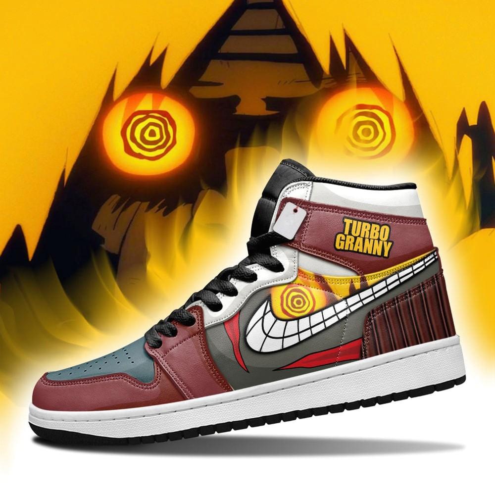 Turbo Granny Dandadan Personalized AJ1 High Top Shoes 3 Turbo Granny Dandadan Personalized AJ1 High Top Shoes - Image 3